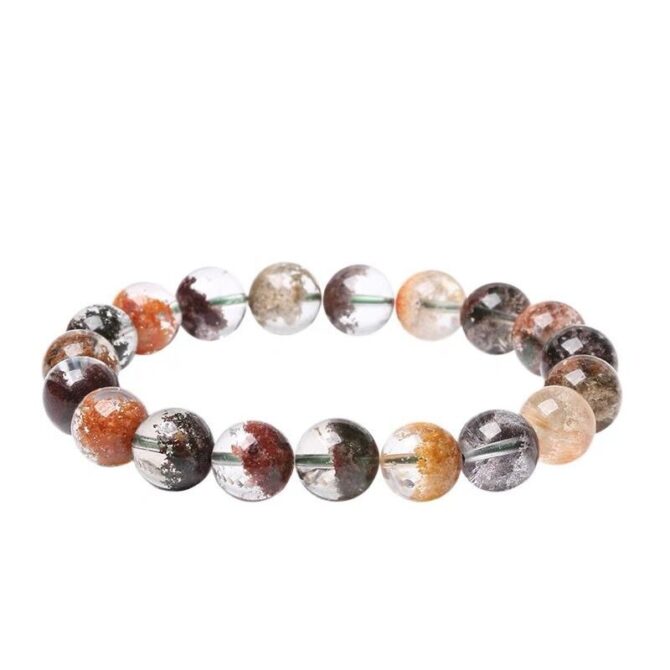 Natural colorful phantom crystal bracelet - Image 3
